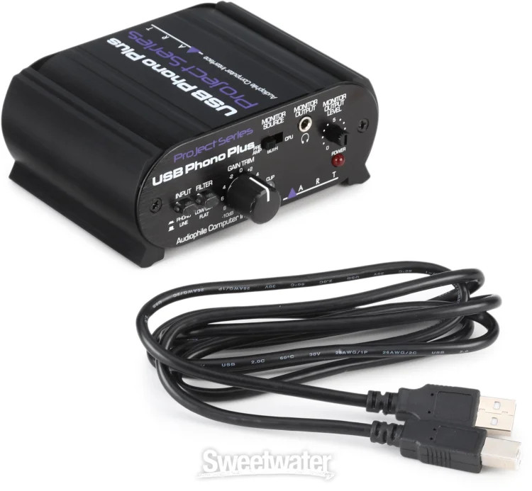 ART USB Phono Plus Phono Preamp & Audio Interface