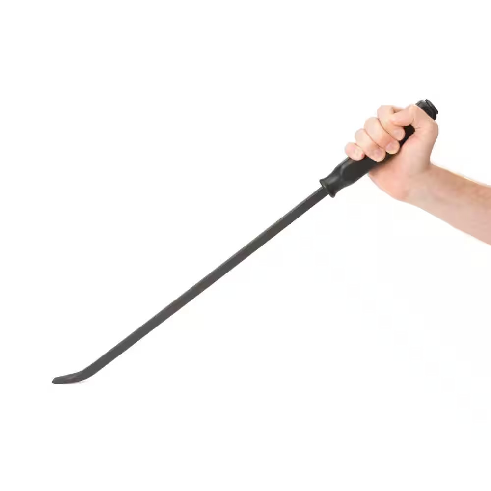 25 In. Angled End Handled Pry Bar with Striking Cap