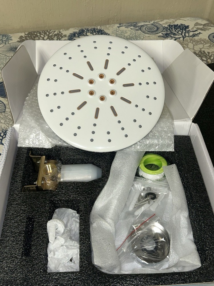 Shower System And White Shower Head