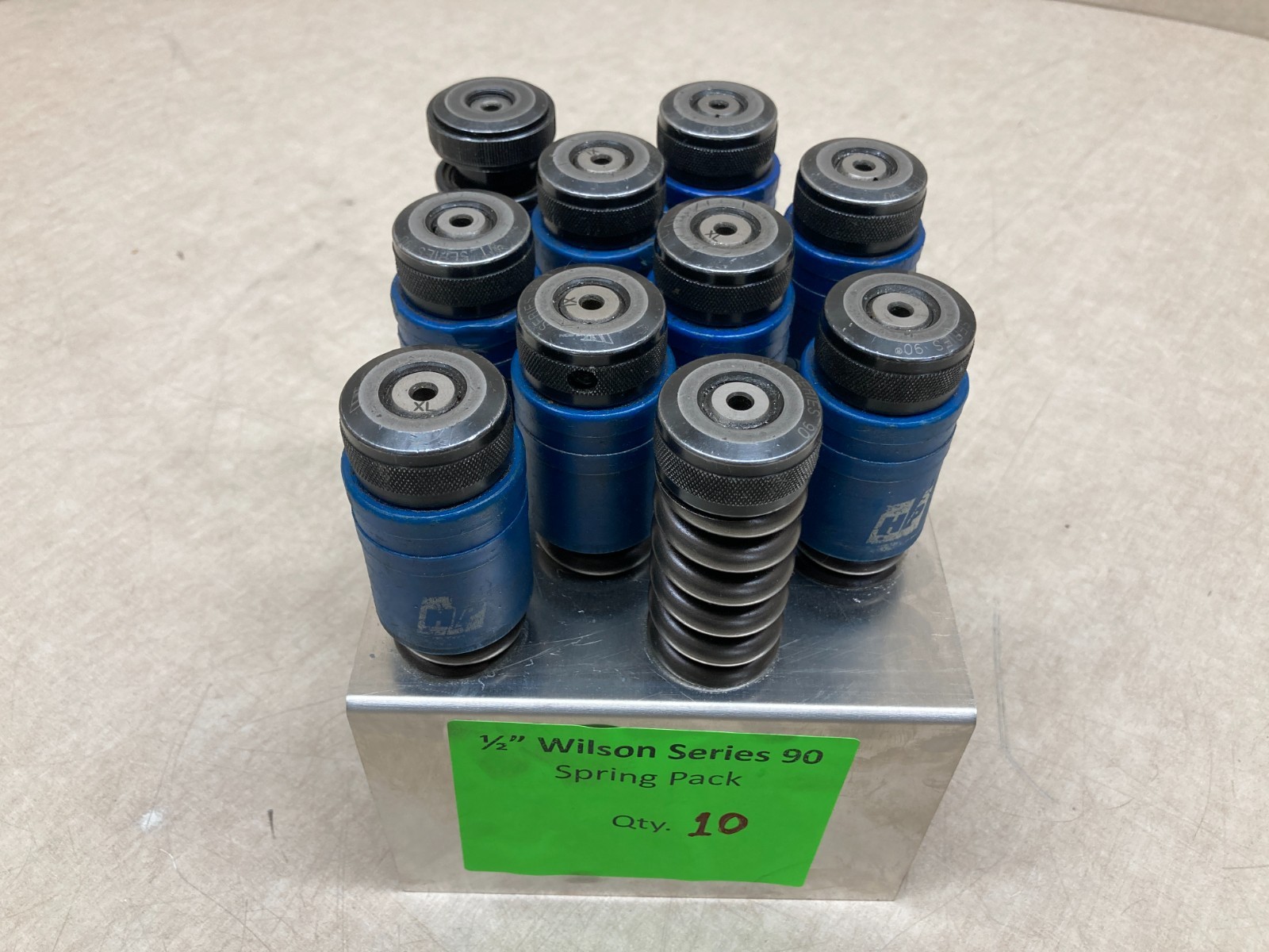 Lot of 10 Wilson Tool HP2 1/2  Series 90 Spring Pack Amada Punch Press Tooling