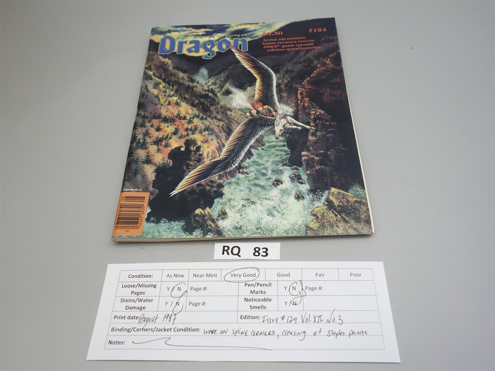 Dragon Magazine: Issue # 129 (TSR)