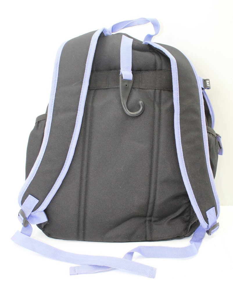 Baseball/Softball Player Backpack Black/Purple