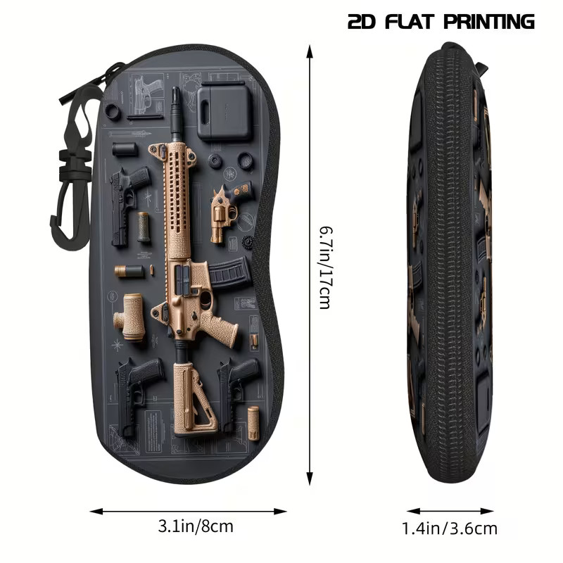 Tactical Glasses Pouch Soft Case Shockproof Sunglasses Case Protective Box
