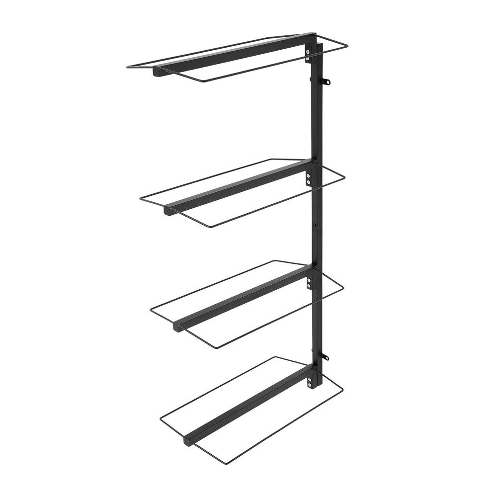 4-Tier Wall-Mounted Saddle Rack for Tack Room - Space-Saving Design