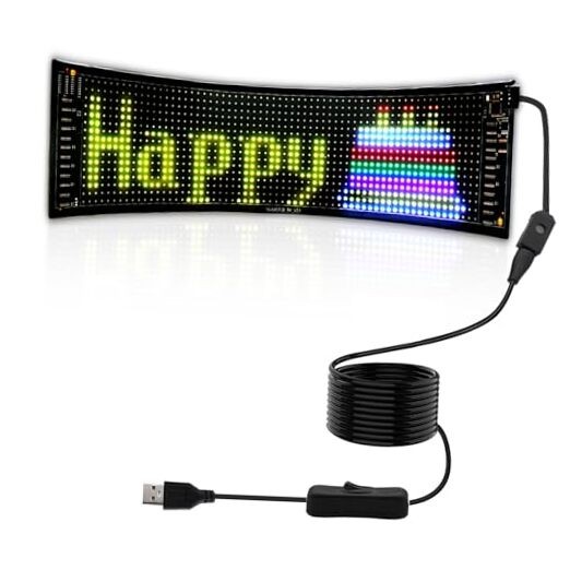 Programmable LED Scrolling Sign - Display Board with 15" x 4" Full Color