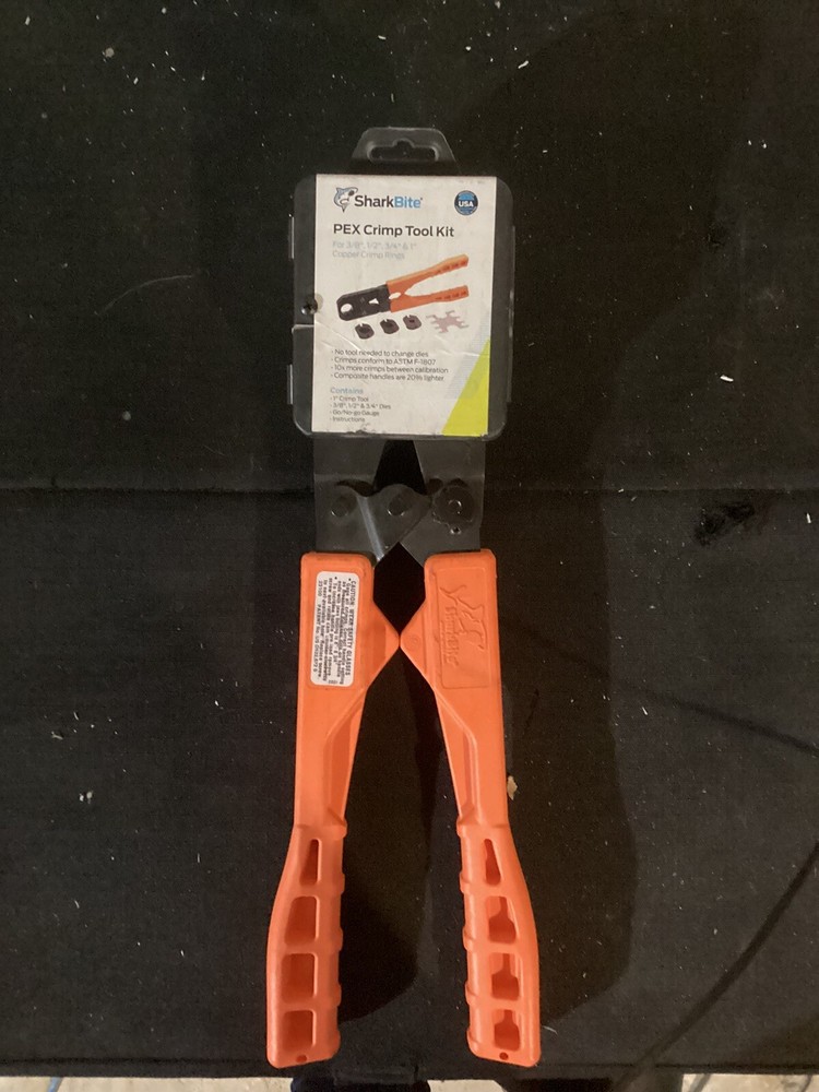 Shark Bite pex crimping tool Kit  [ 3/8 - 1 Inch].