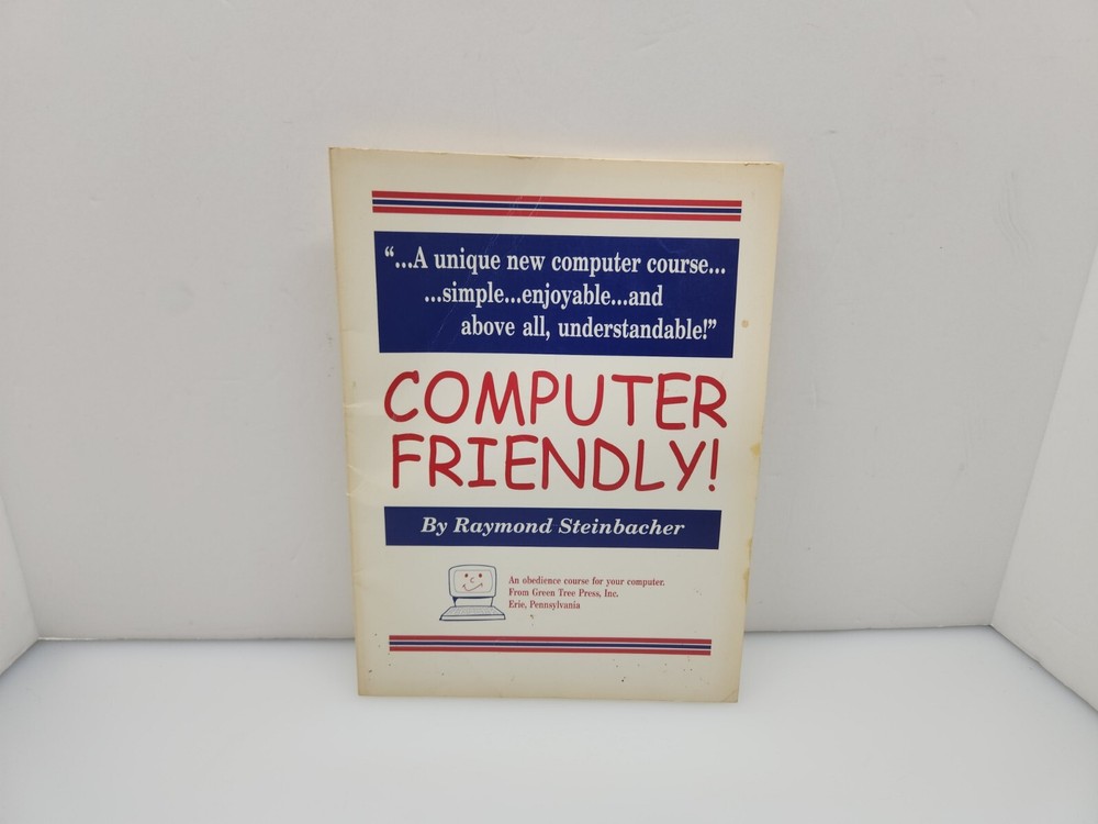 Vintage Rare Paperback Computer Book "Computer Friendly"