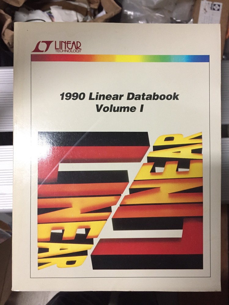 Data Book = Linear Technology 6 Volume Data /Applications Library - 1990's = Lot
