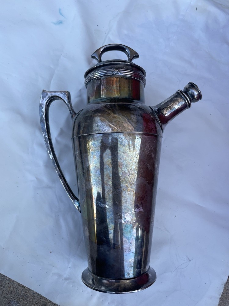 Derby Silver Plate Co. Vintage Cocktail Martini Pitcher