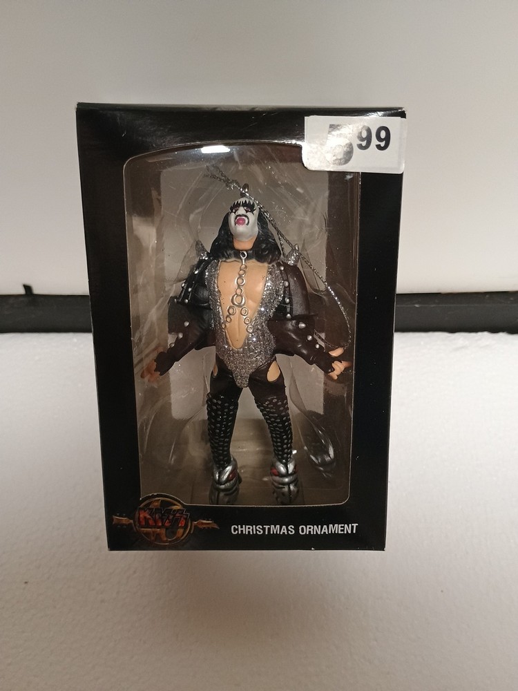 2015 Kiss Gene Simmons Christmas Ornament Unused