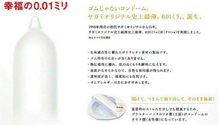 Sagami Condom Original 001 Ultra Thin Condoms 0.01mm, 5Pcs x 5Boxes, US Seller