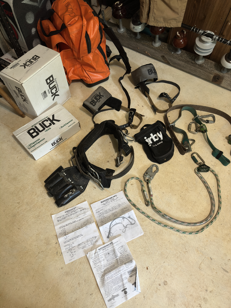 Buckingham Lineman Climbing Gear