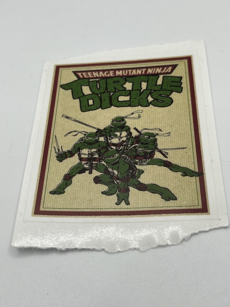 Tmnt Ninja Turtles Dicks Pickle Sticker Label Meme Joke