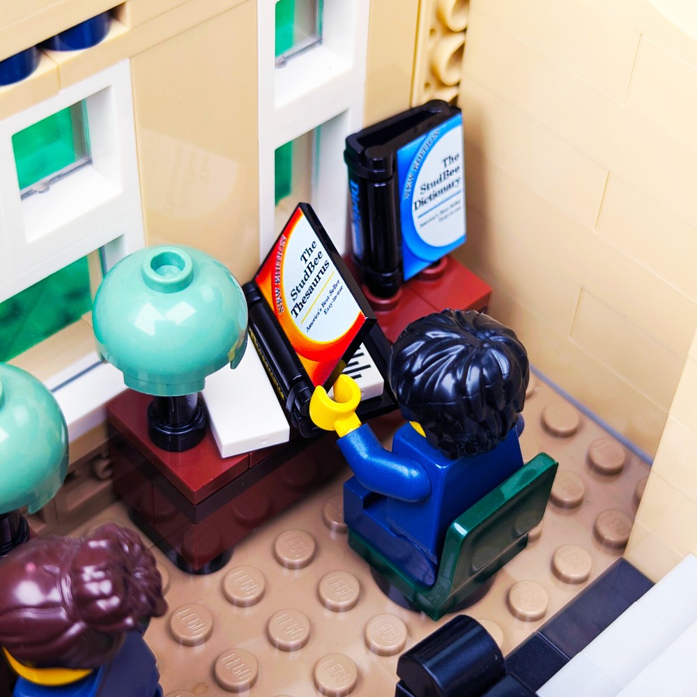 Dictionary Book - Minifig Accessory - Custom Printed - Brick City