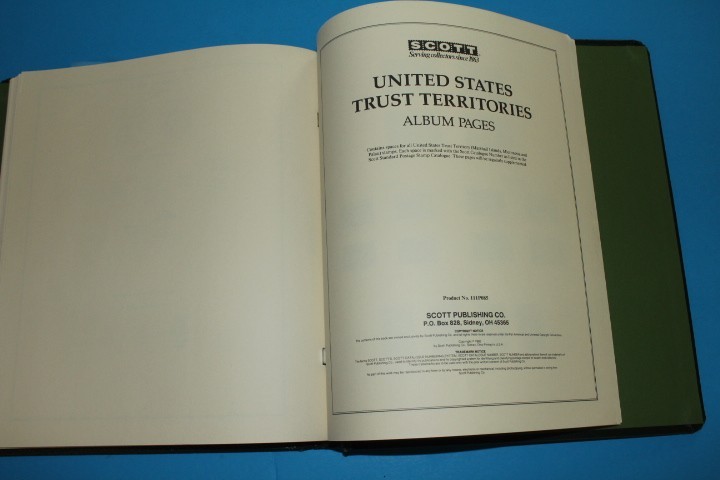 US Possessions Scott Specialty Green Album Pages Dustcase BlueLakeStamps GREAT