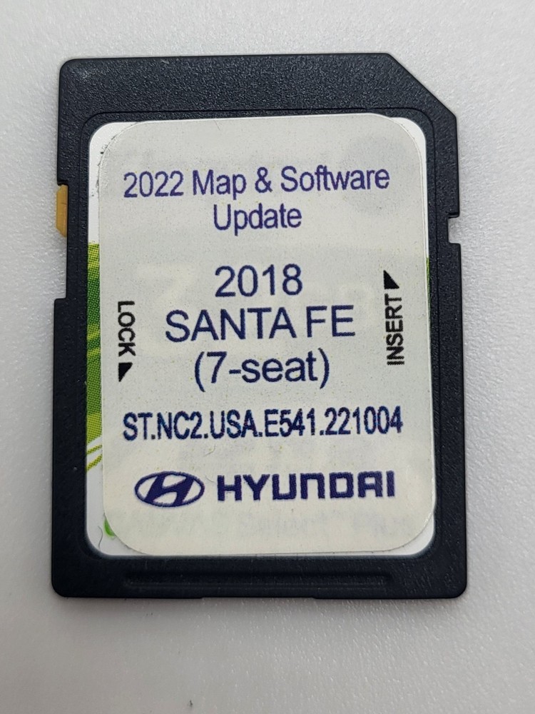 2018 SANTA FE Navigation SD CARD MAP DATA MEMORY 2022 update USA map