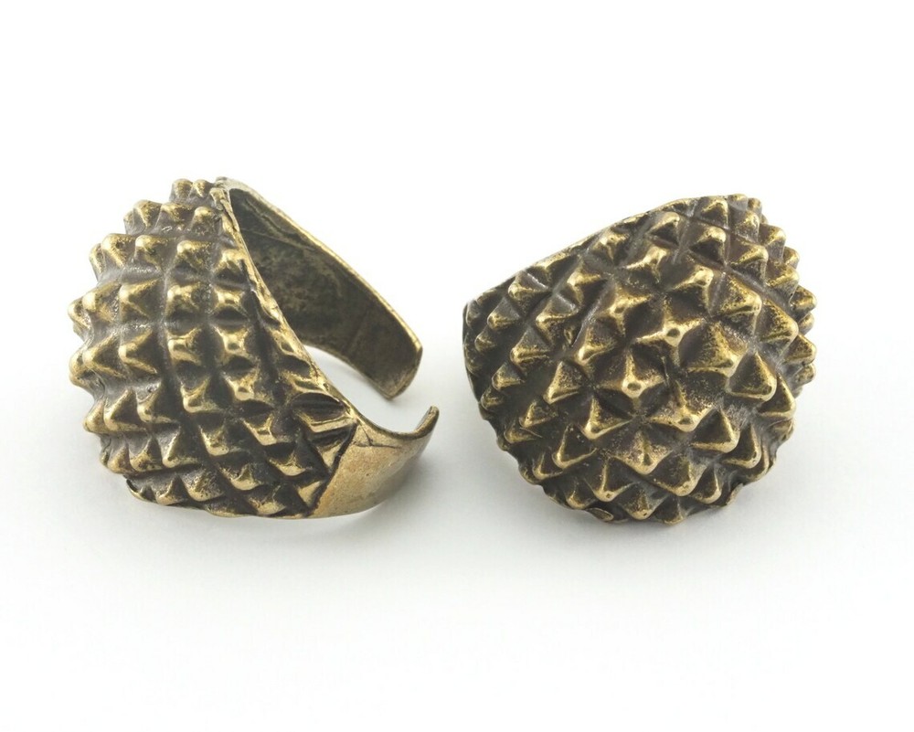 Adjustable Ring Antique brass (18.5mm 8.5US inner size) 2838
