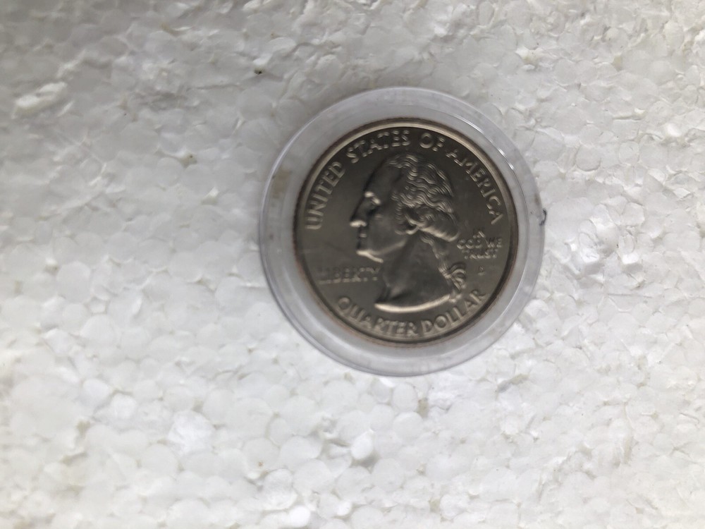 2002-D Ohio State Quarter Uncirculated in a Protective Plastic Capsule