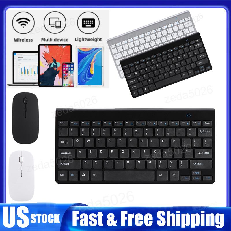 Mini Wireless Keyboard And Mouse Set Waterproof 2.4G For Mac Apple PC Computer
