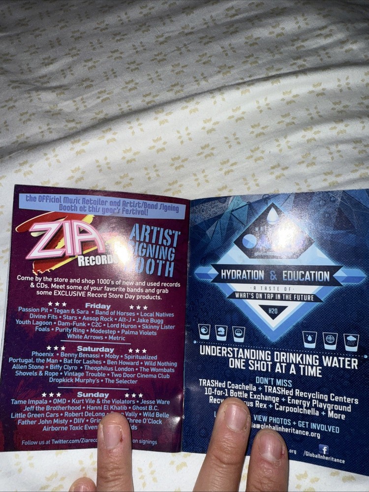 Official Coachella 2013 Weekend 2 Program book