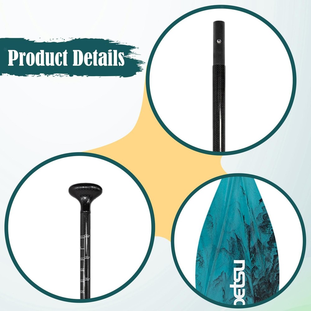 Board Paddle Detachable Lightweight Surfboard Adjustable Paddleboard Paddle