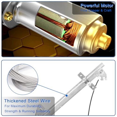 741-649 Power Window Regulator with Motor Compatible Front Left Driver Side