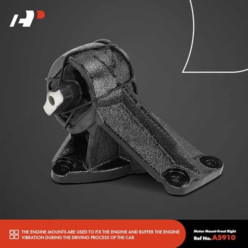 2-PC Front Left and Right Engine Motor Mount Kit Compatible with Ram 1500