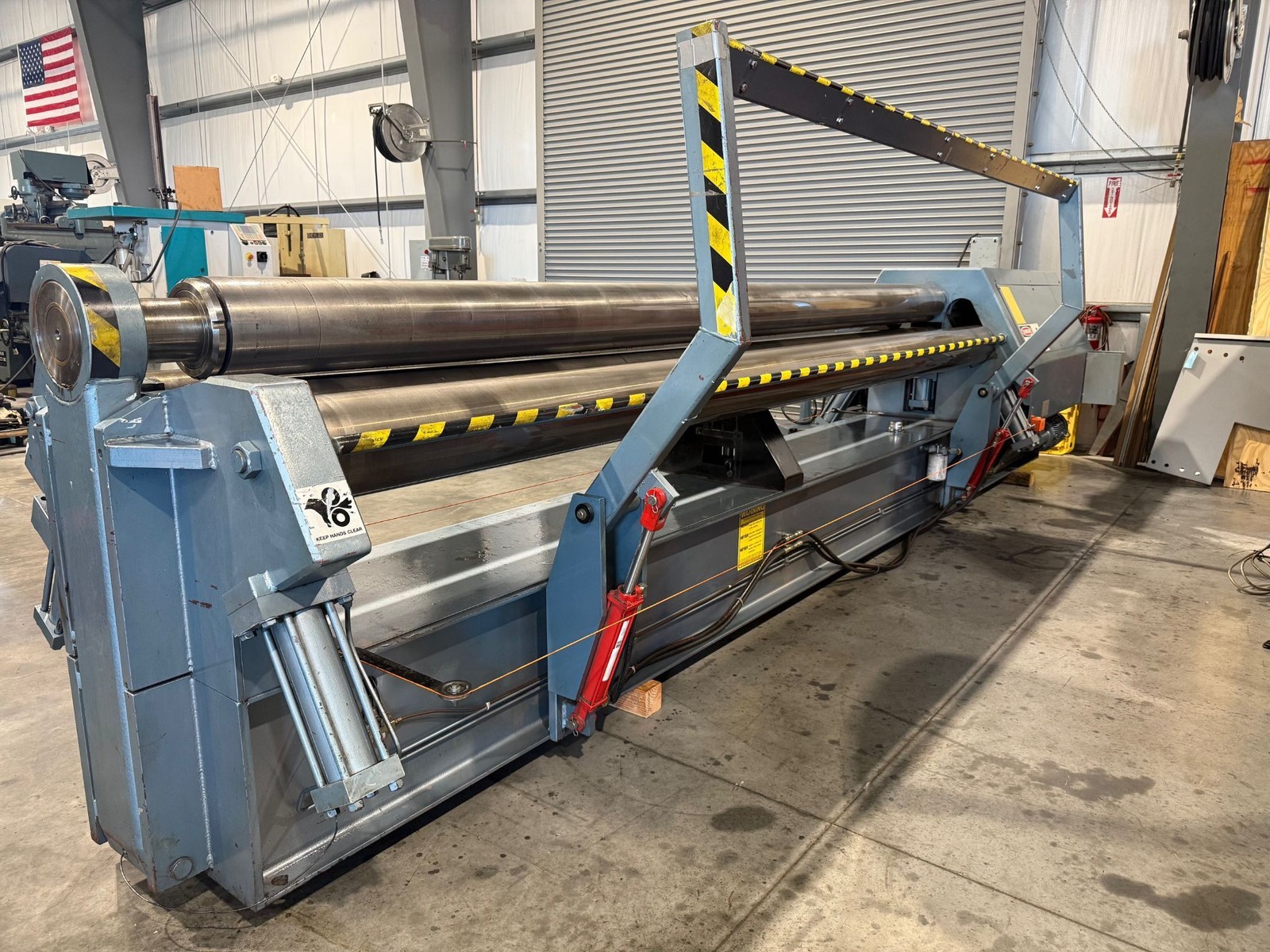 MONTGOMERY 4R-16810 14’ x 10 Gauge 4-Roll Plate Bending Roll #7659