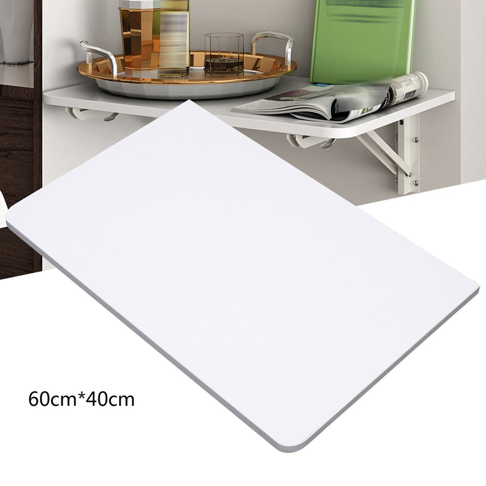 Wall Mounted Floating Desk Folding Murphy Desk Folding Table Space Saving White