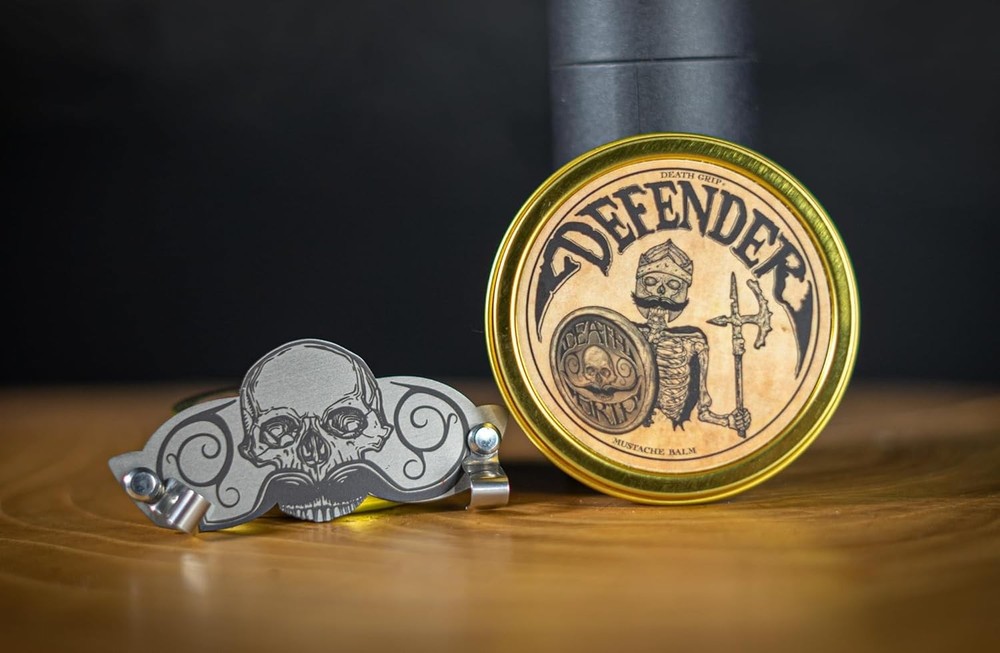 Defender Mustache Balm and & Guard Set