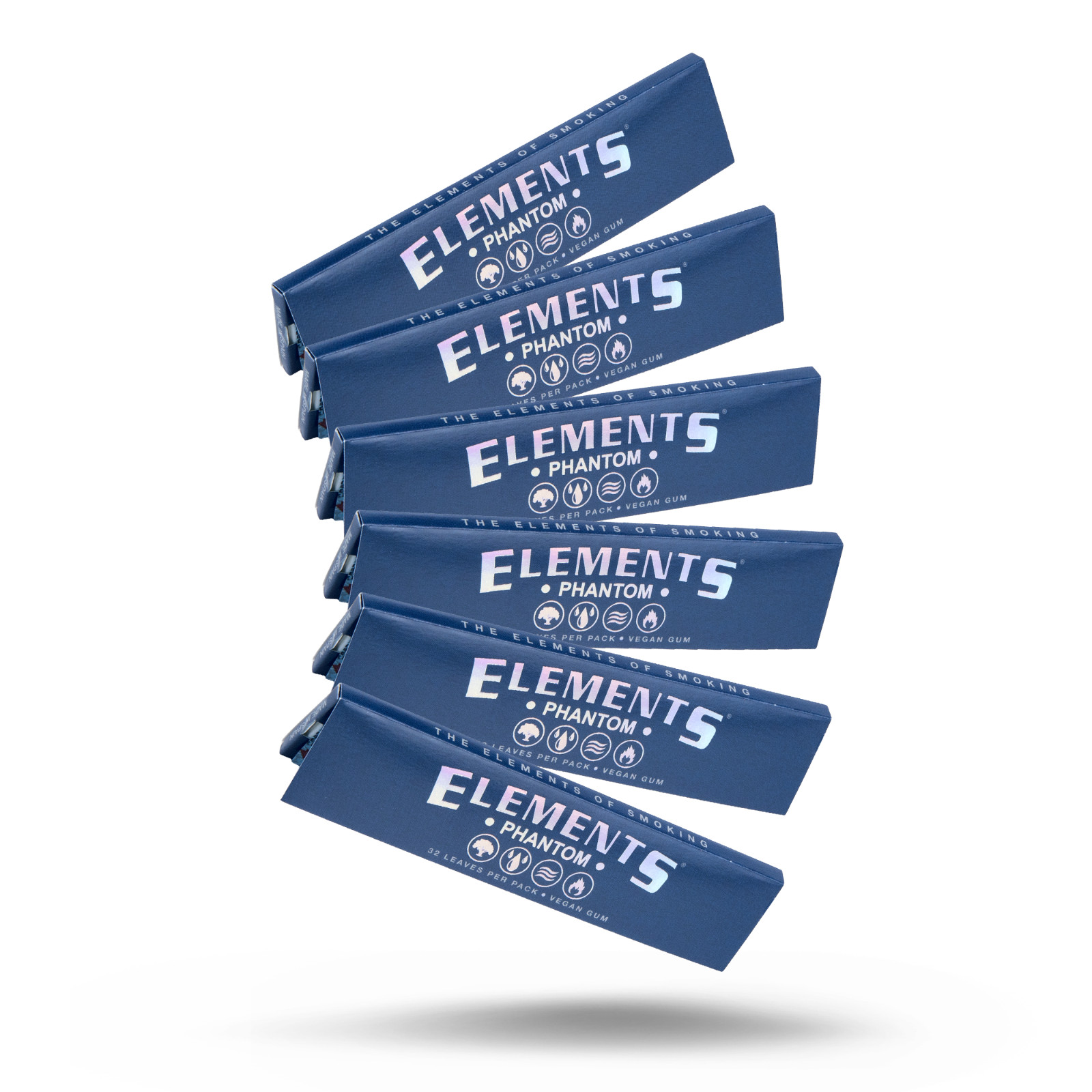 6 Packs Elements Phantom King Size Slim