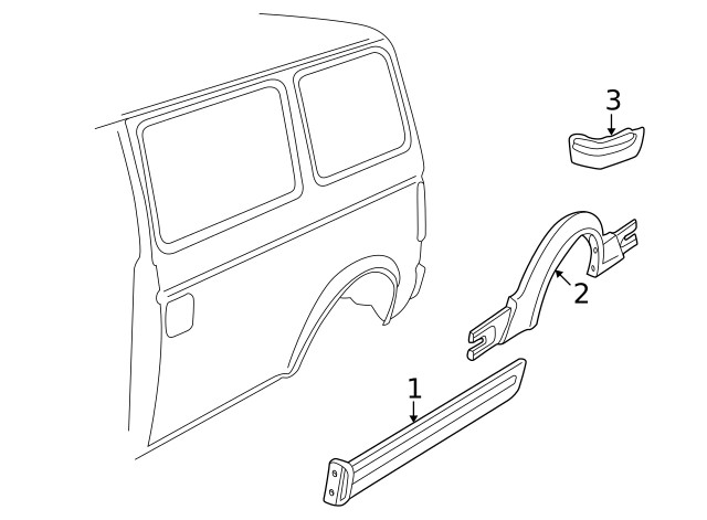 Genuine GM Side Molding 15713845