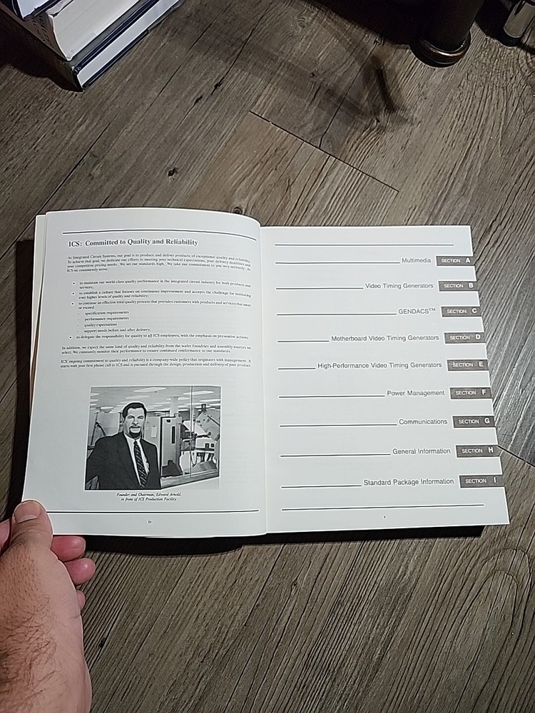 Integrated Circuit Systems, Inc. Data Book 1994 SOFTCOVER