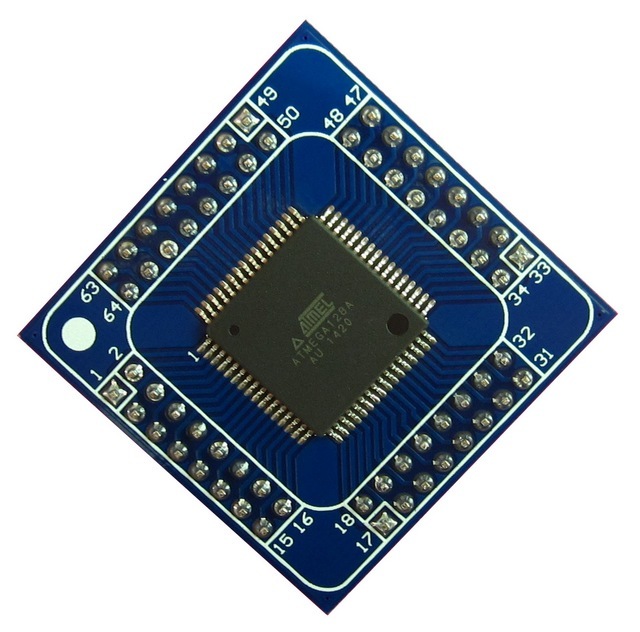 NEW ATMEGA128 adapter plate adapter ATMEGA128 plate Development system board