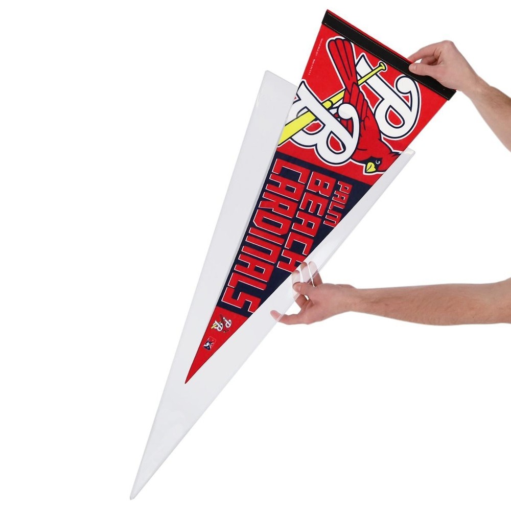 2 BCW 12" x 30" Pennant Topload Holders