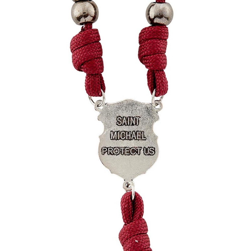 Saint Michael Paracord Durable with 2" Crucifix Rosary
