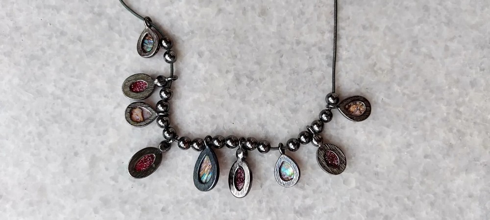 Vintage shell necklace, M&S