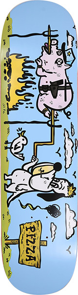 Pizza Bbq Pizza Skateboard Deck-8.5