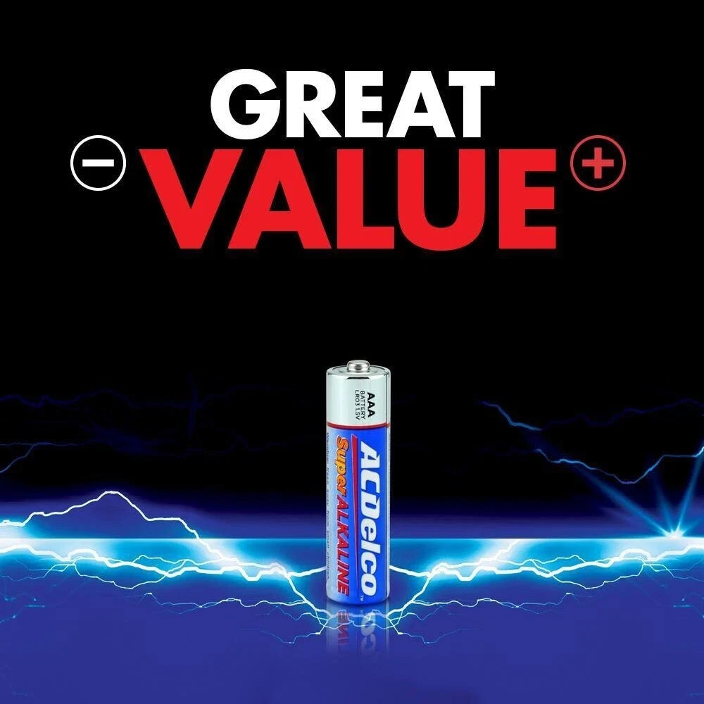 (48-Pack) AAA Batteries, Triple A Bulk Pack