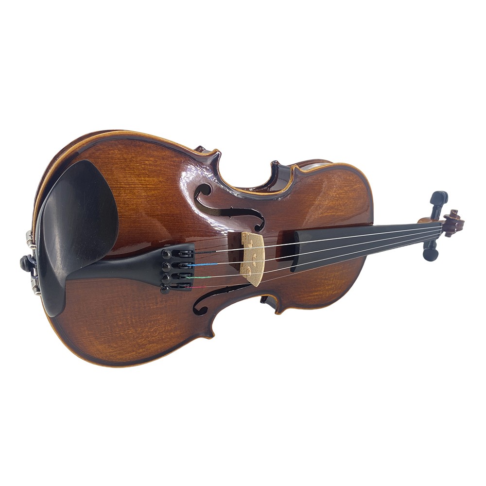 4/4 Violin Solid Flamed Maple Back and Spruce Top Handmade for Beginning Student