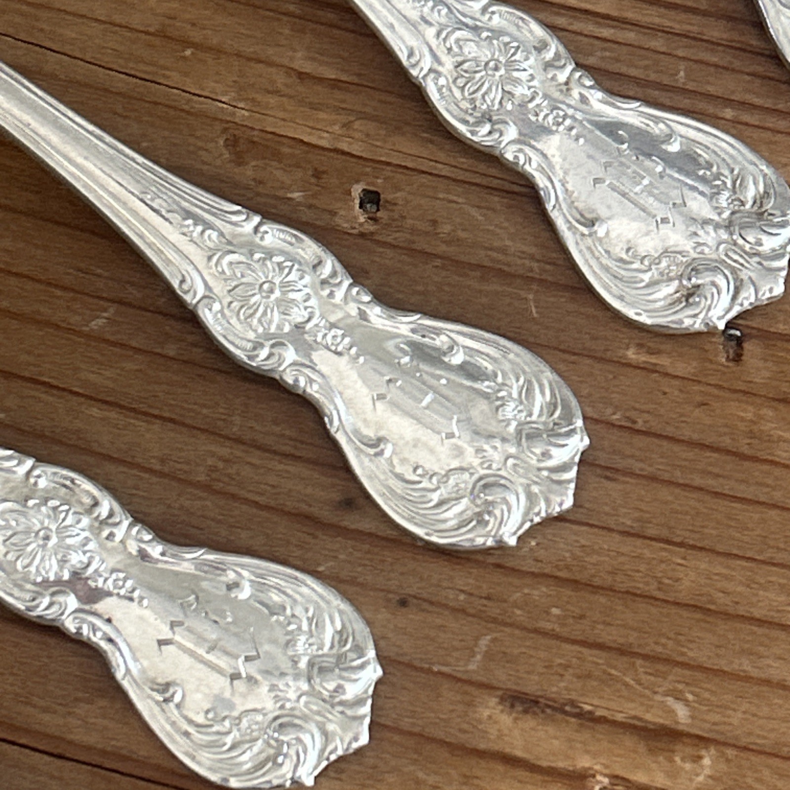 (6) Old Master by Towle 925 Sterling Silver Teaspoon 6" abt 168g