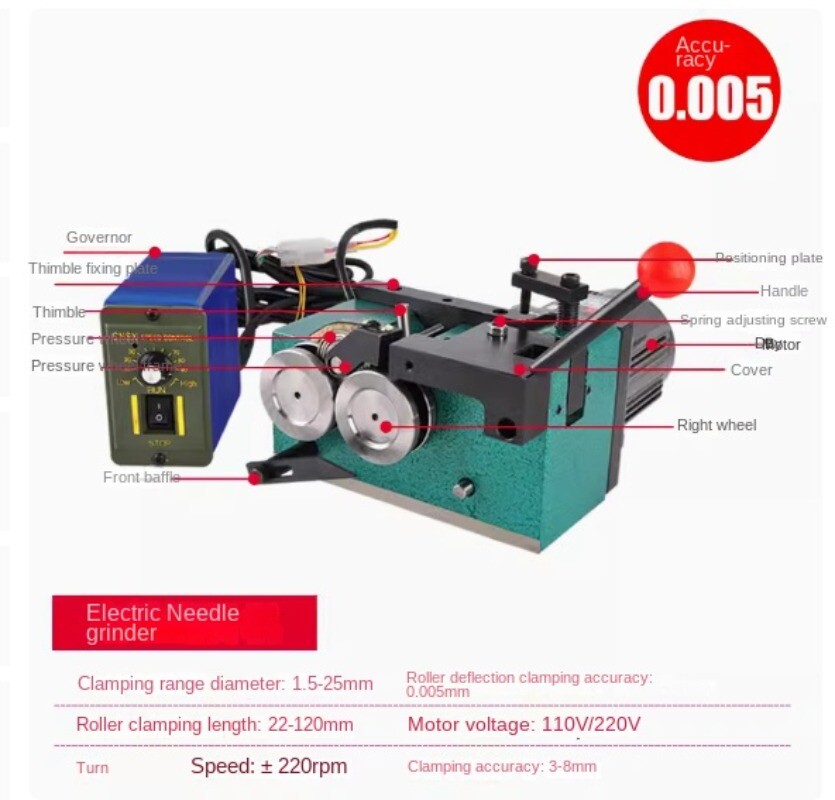 Electric Punch Grinder Adjustable Speed Punch Grinder Precision Needle Grinder