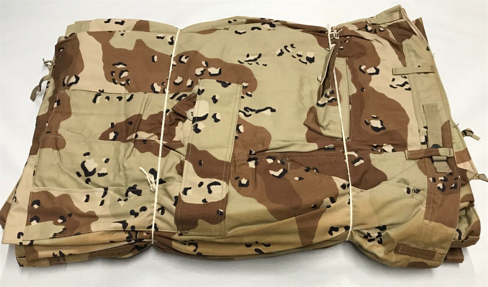 Wrangler 1991 6 Color Desert BDU Trousers USGI NYCO X Large Short NOS w/ Stains