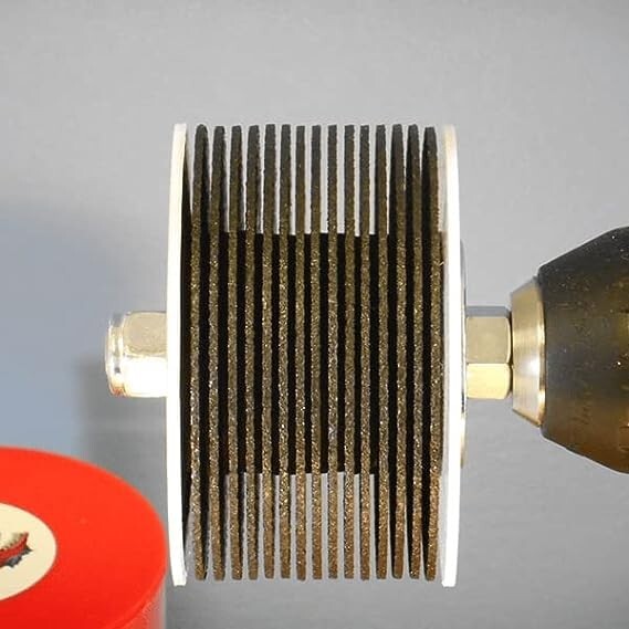 Sharp Pog Oscillating Multi-Tool Blade Sharpener Drill Operated | Rack-A-Tiers M