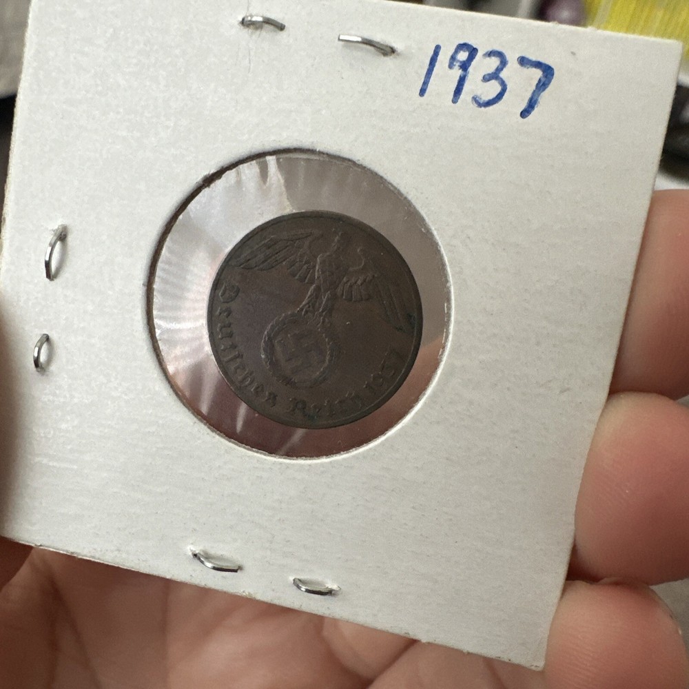 1937 German 1 Mark Coin