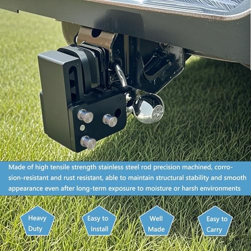 TS3500 Stainless Steel Trailer Hitch Pin and Clip for B&W 2" & 2.5" Hitch 1