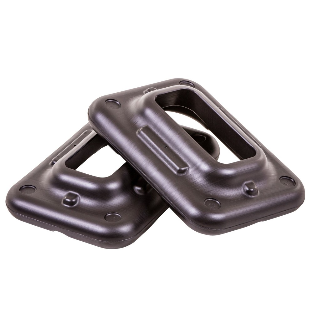 Original Aerobic Exercise Risers (Pair) with Nonskid Feet - Two Extra Risers ...