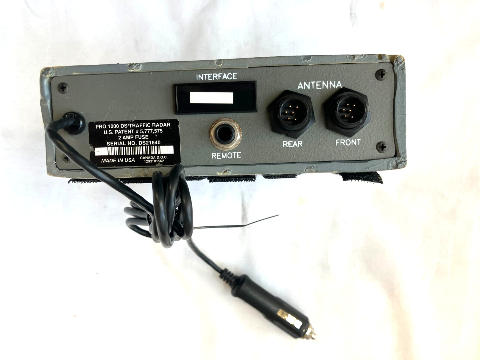 Kustom Signals Pro-1000DS Police Traffic Radar Tested & Working with hard case