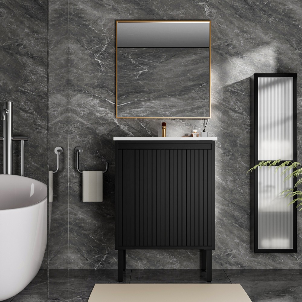 Bathroom Vanity W Sink Floor Standing Structure