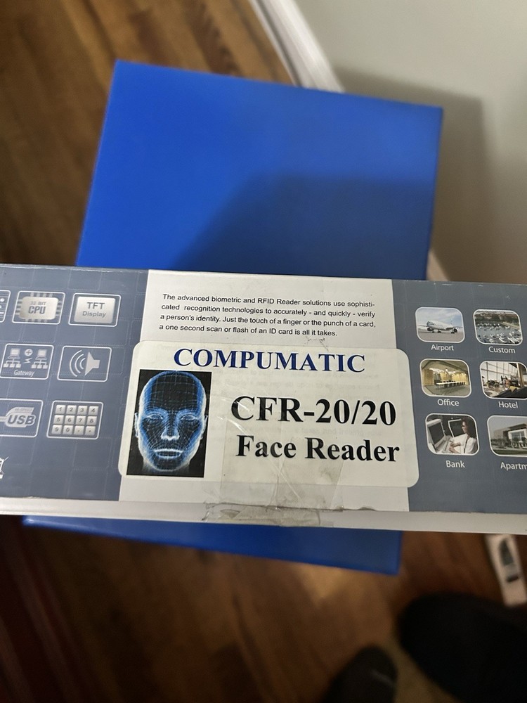 TIME SYSTEMS GEOFACE-W FACE RECOGNITION TIME CLOCK